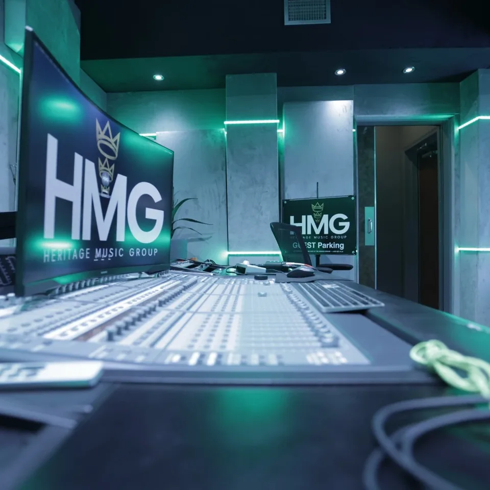 Inside the HMG recording room